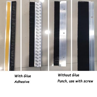 100% PP A prueba de polvo A prueba de insectos Accesorios de puertas de ventanas Sello de pincel de banda Desmontaje de tiempo