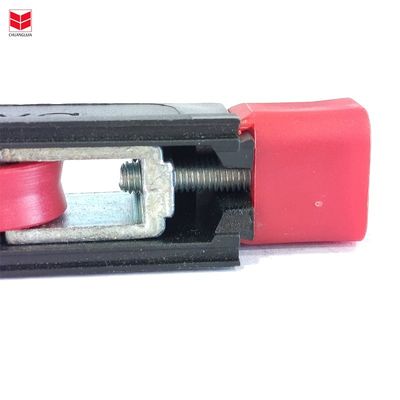 Rodillos de guía de puertas y ventanas de aleación de zinc para CLJ de aluminio negro gris marrón