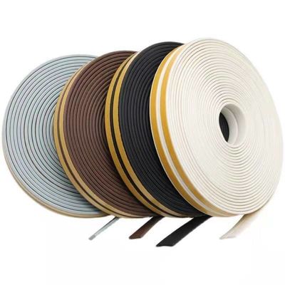 Sellos de ventanas de apartamentos Bandas meteorológicas NEGRO/GRAY/BRUNO/BLANCO/OTROS COLORES Adhesivo de espuma EPDM para puertas y ventanas CLJ