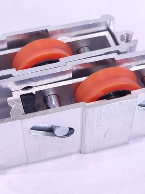 Rollo de ventana de puerta de alta carga marrón para aleación de aluminio y zinc