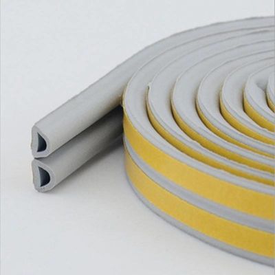 Cinturón climático personalizado Tipo D TPV TPE Cinturones de goma para puertas y ventanas Alturas de pilas 3-25mm Ancho 3-50mm