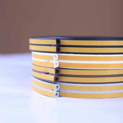 Accesorios para ventanas de aluminio EPDM Banda de goma de sellado Alturas de pila 3-25mm Ancho 3-50mm Perfecto para puertas correderas y ventanas
