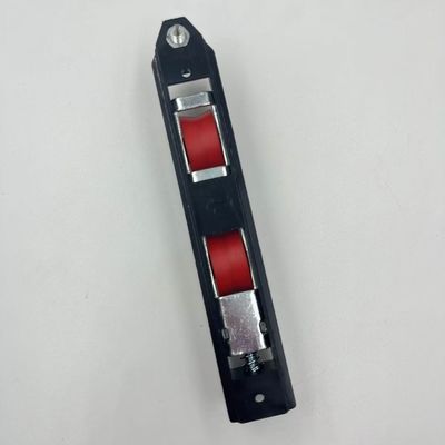 Roller de puerta corredera de patio negro con ranura V Roller de ventana corredera de aluminio