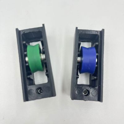 Colores BLANCO/OTROS Roller de doble puerta corredera de trabajo pesado de acero inoxidable