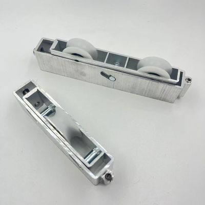 Pulley de ventana de aluminio de pantalla corredera de rodillo único personalizado para apartamento