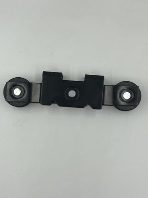 Accesorios personalizados para puertas y ventanas de polla de nylon única, rueda de ranura de aluminio