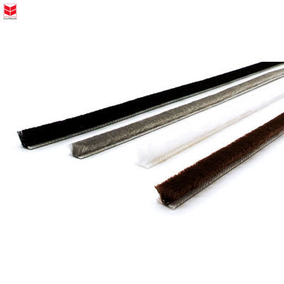 CLJ Black Weatherstrip Mohair Strip para prueba de polvo, prueba de insectos, prueba de sonido Función 3-25mm Alturas de pila y 3-50mm de ancho