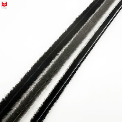 Material de PP CLJ F20 Ventana de moldeo Cinturón meteorológico para puerta corredera 4.8 * 9MM Sello de puerta de vidrio Alturas de pila 3-25mm/ancho 3-50mm