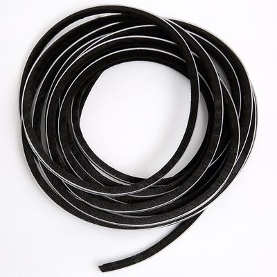 3P silicona de lana pila de las bandas de tiempo con caucho para puertas y ventanas de aluminio