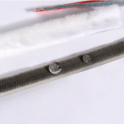 3P silicona de lana pila de las bandas de tiempo con caucho para puertas y ventanas de aluminio