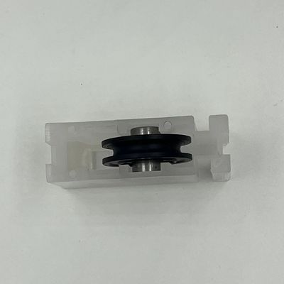 Pulley de ventana de hierro con puertas corredizas y accesorios de rodillos