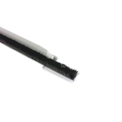 CLJ Aluminio ventana corredera de tiempo de la tira de silicona de lana pila de sello de la tira para puerta de vidrio de la pila de altura 3-25mm / ancho 3-50mm