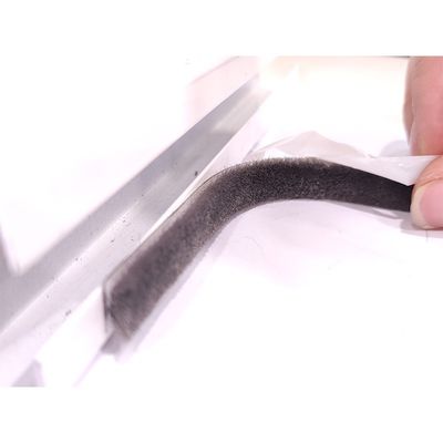 CLJ Aluminio ventana corredera de tiempo de la tira de silicona de lana pila de sello de la tira para puerta de vidrio de la pila de altura 3-25mm / ancho 3-50mm