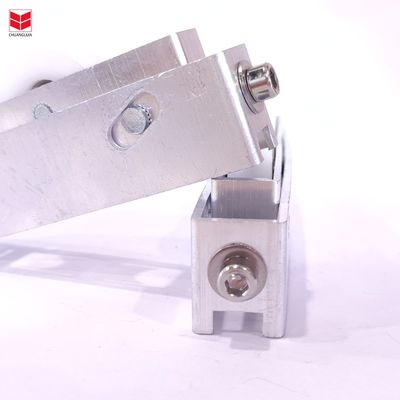 Accesorios para puertas de aluminio Rodillo corredizo de puertas y ventanas con marco negro y aleación de zinc