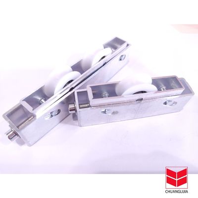 Rollo deslizante de aluminio de la ventana de nylon rollo de polea única diseño personalizado para el apartamento