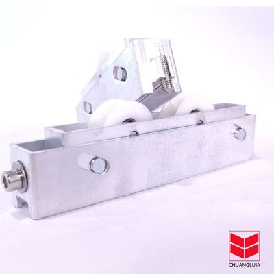 Rollo deslizante de aluminio de la ventana de nylon rollo de polea única diseño personalizado para el apartamento