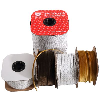 Alturas de la pila del apartamento 3-25mm CLJ Seal Pile Weather Stripping Wool Pile Mohair Weather Strip para la ventana de la puerta