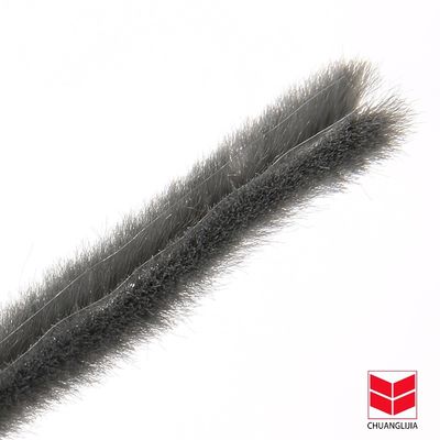 3-50mm de anchura de aletas de lana de pila de ventana de sello tejido de la tira de pincel pila de tiempo de la tira con 3-25mm de altura de pila y diseño moderno