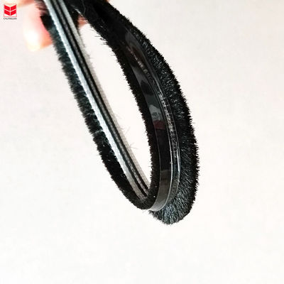 3-50mm de anchura de aletas de lana de pila de ventana de sello tejido de la tira de pincel pila de tiempo de la tira con 3-25mm de altura de pila y diseño moderno