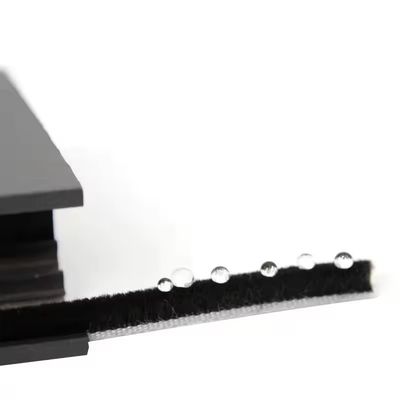 Diseño Moderno Pincela de puertas de apartamentos Ropa de silicona gris de pelo gris 7 * 6mm Tamaño Antidespolvo Ventana de sello de banda Versátil