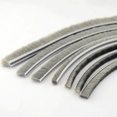 3-50 mm de ancho Colores NEGRO/GRAY/BRUNO/BLANCO/OTROS pincelada de lana para sellar la banda meteorológica para ventanas y puertas