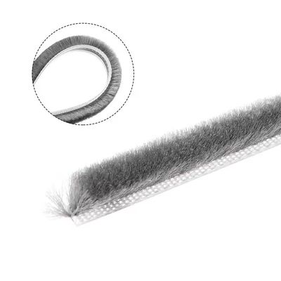 3-50 mm de ancho Colores NEGRO/GRAY/BRUNO/BLANCO/OTROS pincelada de lana para sellar la banda meteorológica para ventanas y puertas