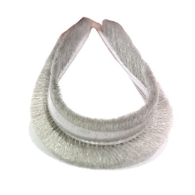 Puertas y ventanas del mercado de Oriente Medio Pile Weather Strip Sound Insulation Silicone Brush Seal Strip para la insonorización