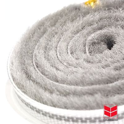 3-50 mm de ancho Puerta corredera ranura de lana de aluminio de aleación de la tira de cepillo de tiempo de desmontaje para en NEGRO/GRAY/MARRO/BLANCO/OTROS