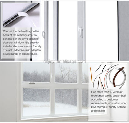 Cinturón climático de tipo pila no de silicona para mejorar el aislamiento de puertas y ventanas en NEGRO/GRAY/BRUNO/BLANCO/OTROS