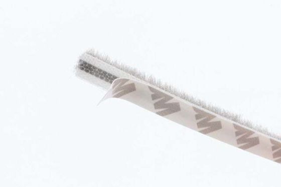 Fácil de instalar Pile de lana, gominola de cepillo impermeable, sello climático, correa de sellado de puertas y ventanas en negro/gris/marrón/blanco/otros colores